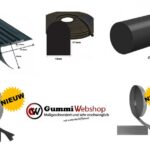 Stilvolles T-Profil Gummi Schwarz – Premium-Qualität bei Gummiwebshop.de