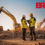 Baugruben durch Grabenverstrebungen für sicheres Arbeiten verstärken